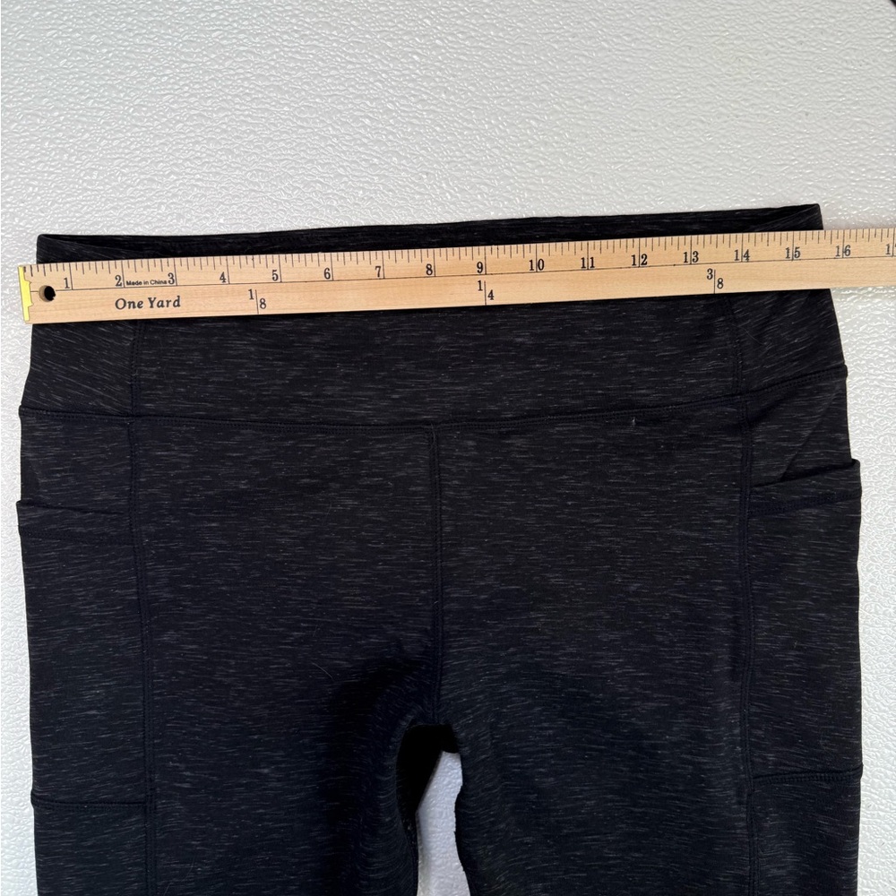 Kyodan Women’s Gray/Black Heather Spacedye Leggings 25” Athletic Size X-Large - Picture 7 of 10